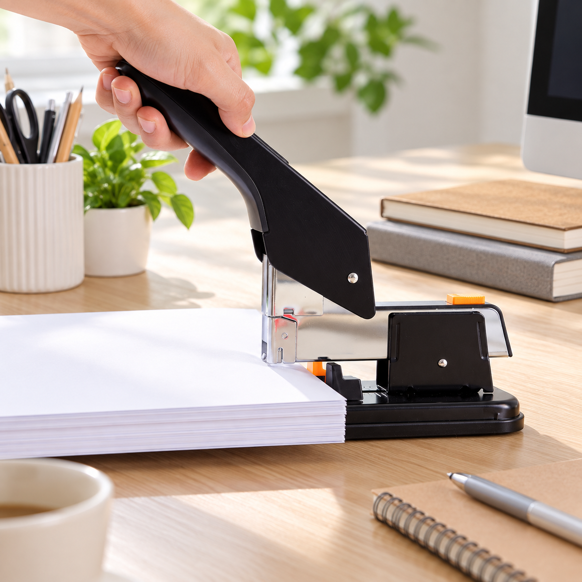 📎 Heavy-Duty Stapler | Steel Office Binding | Professionals Effortless Power