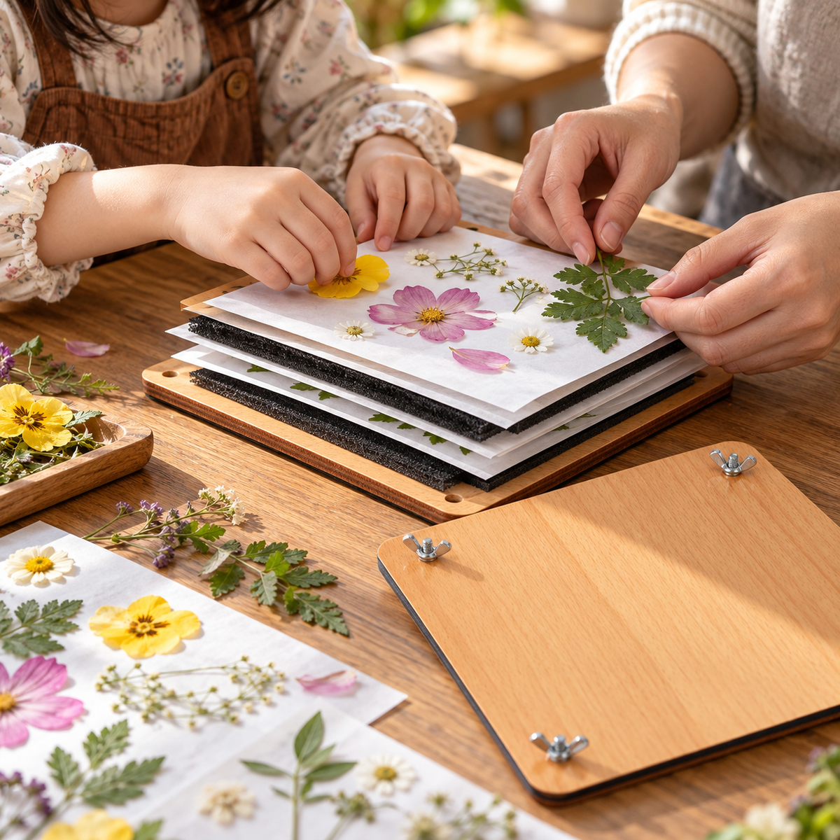 ๐ฟ Flower Press | Wooden Craft Studio | Creators Botanical Keepsakes