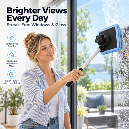 Magnetic glass cleaner used on household window