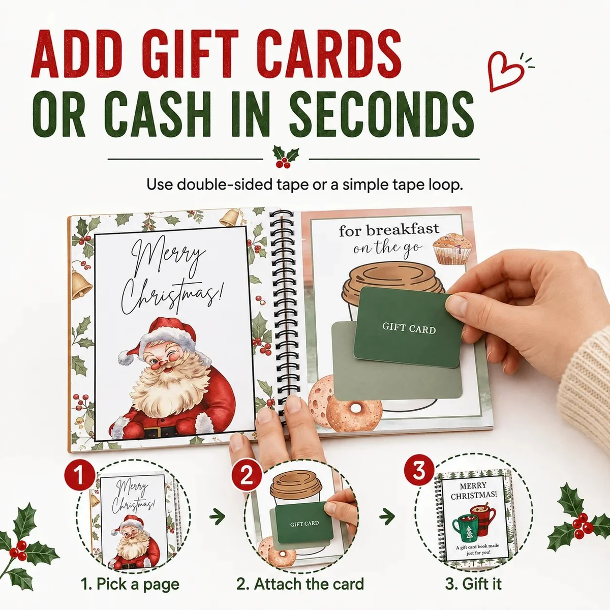 🎄Christmas Gift Card Book