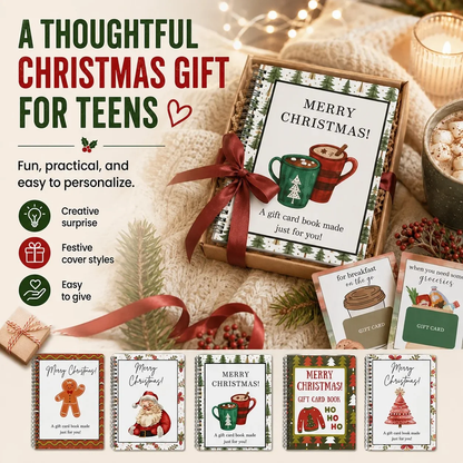 🎄Christmas Gift Card Book