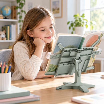 📚 Reading Stand | Plastic Study Desk | Kids Adjustable Support