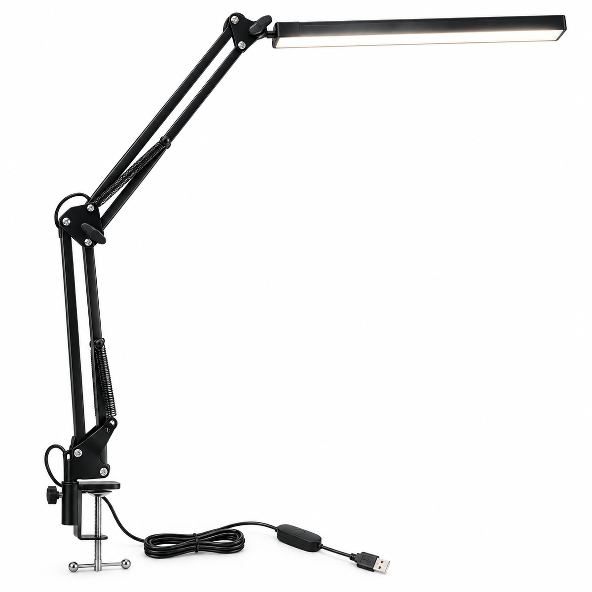 🔆 LED Desk Lamp | Metal Study | Readers Adjustable Clamp