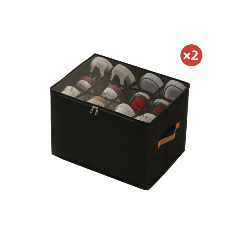 ⏰🔥 LIMITED TIME 49% OFF! 👟 Foldable Fabric Shoe Organizer – Dustproof & Breathable