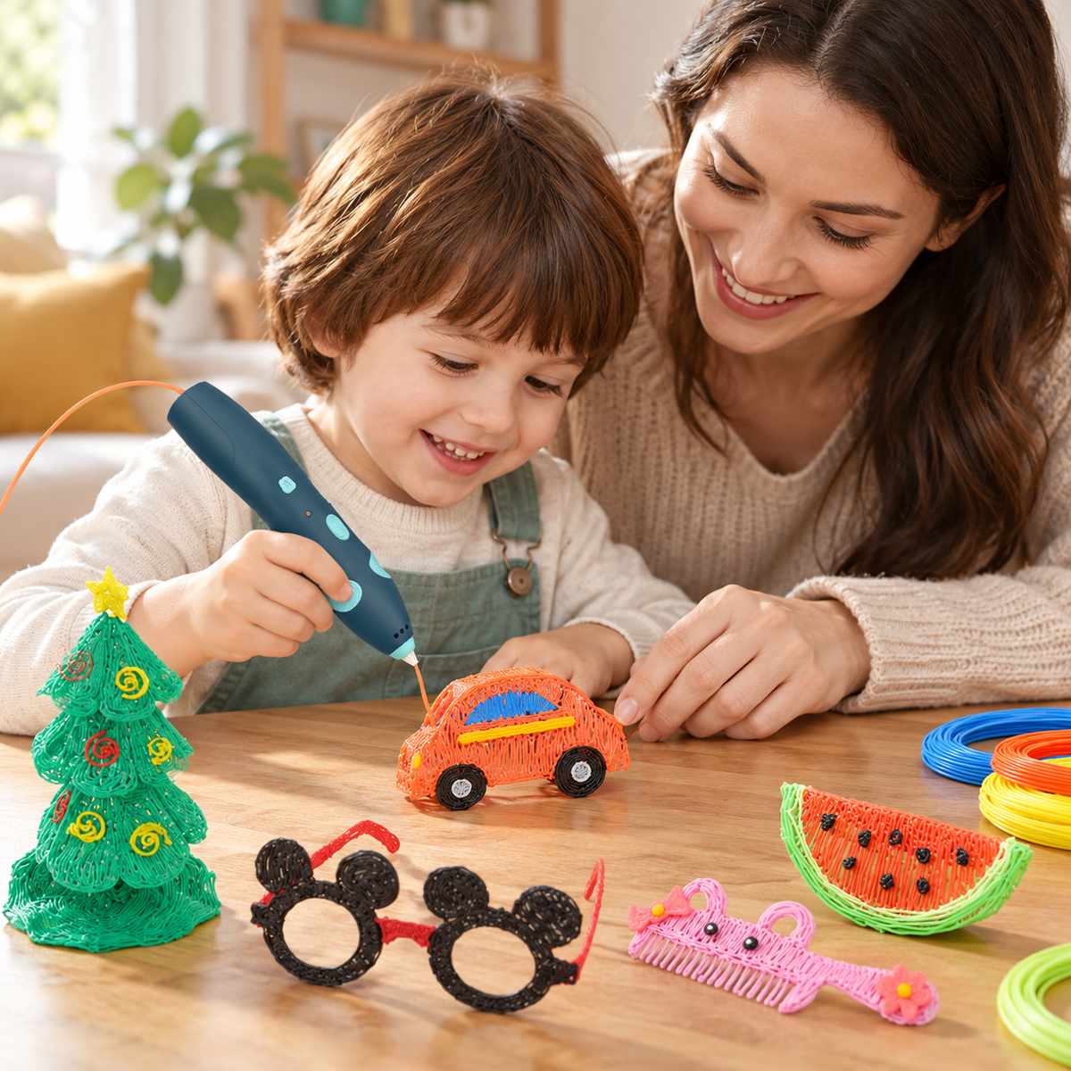 🪄 3D Pen | Plastic Art Desk | Kids Creative Sculpting