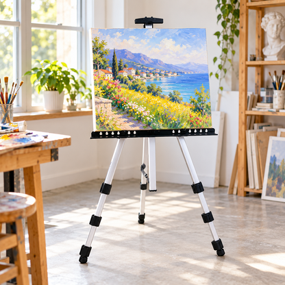 🖼️ Artist Easel | Aluminum Display Stand | Creators Foldable Portable