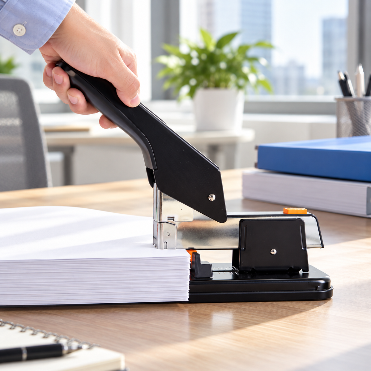📎 Heavy-Duty Stapler | Steel Office Binding | Professionals Effortless Power