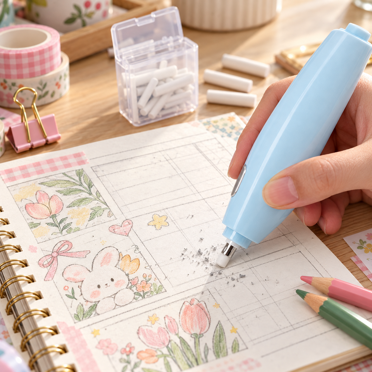 🖍️ Electric Eraser | Plastic Art Studio | Artists Precision Highlighting
