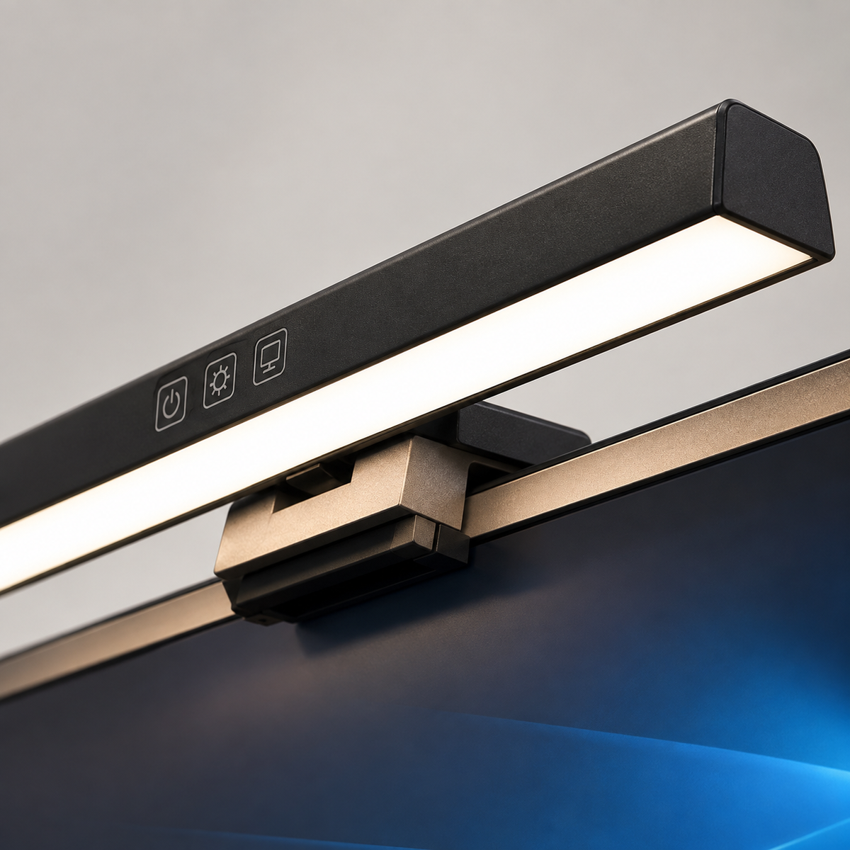 🖥️ Monitor Light | Aluminum Computer Desk | Professionals Asymmetric Illumination