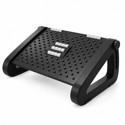🦶 Adjustable Footrest | Plastic Office Desk | Students Massage Support