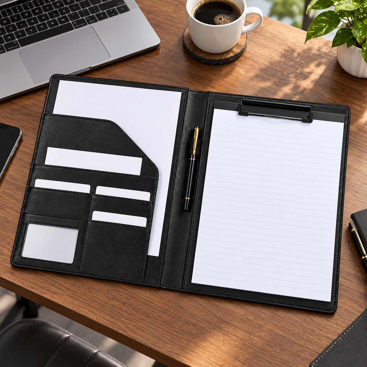 💼 Business Portfolio | PU Leather Office | Executives Organized Professional
