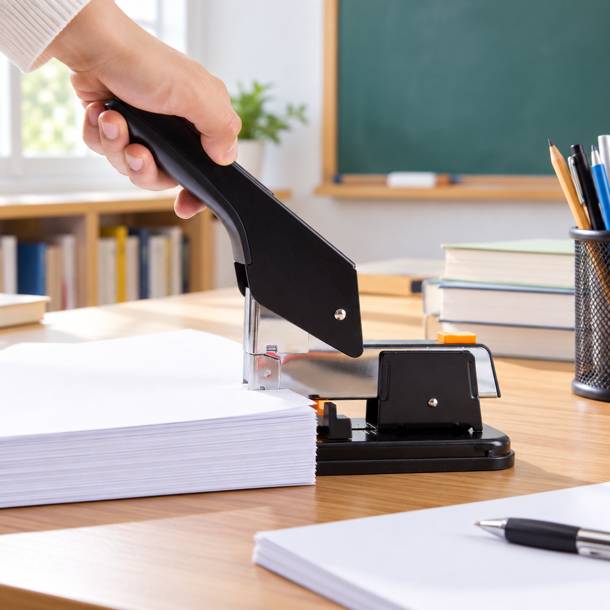 📎 Heavy-Duty Stapler | Steel Office Binding | Professionals Effortless Power