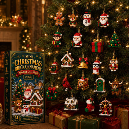 ⏳ Last Day to Save 49% – 🎄 24-Day Christmas Ornament Advent Calendar | 24 Unique Festive Designs