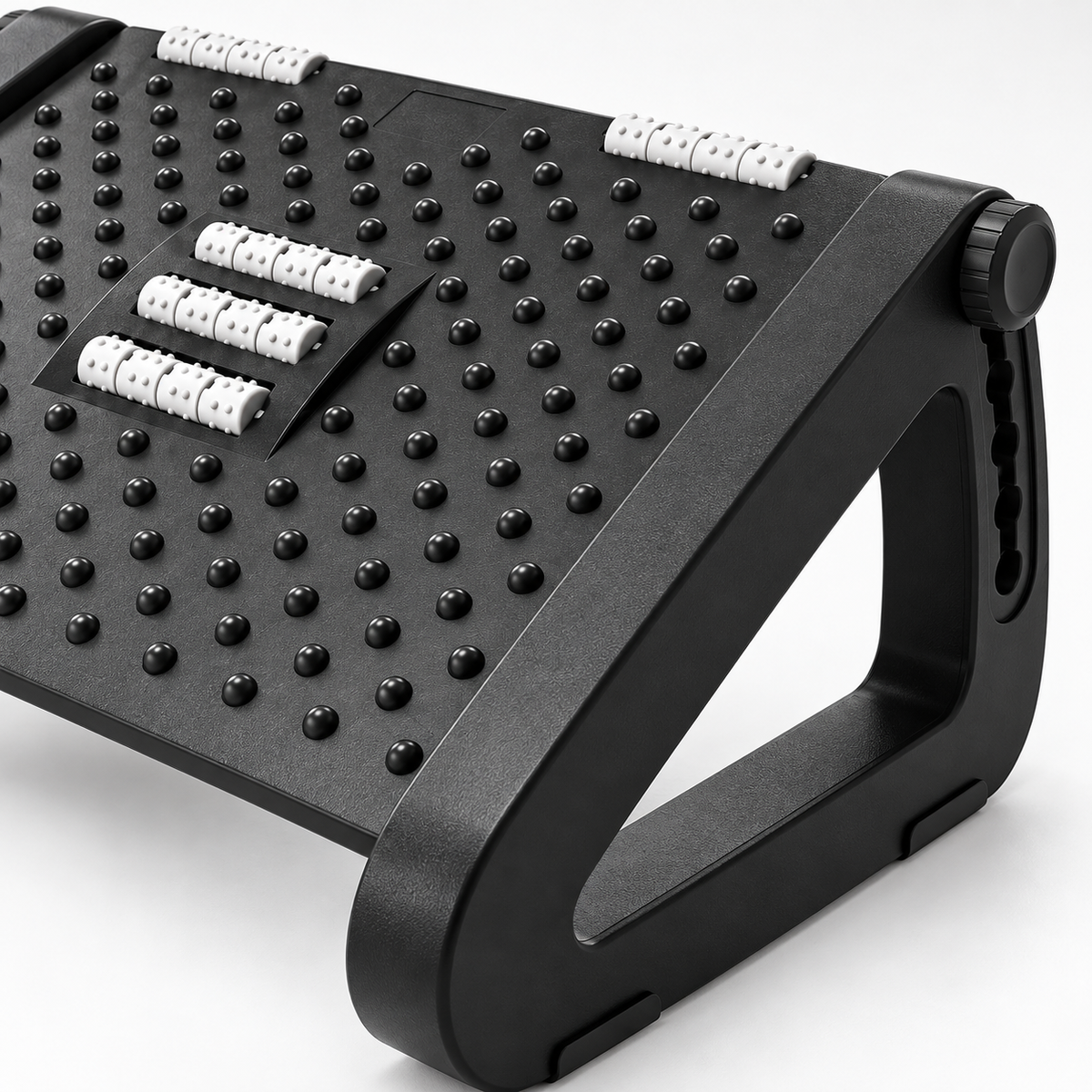 🦶 Adjustable Footrest | Plastic Office Desk | Students Massage Support