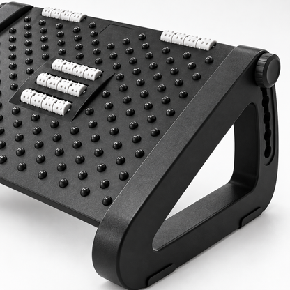 🦶 Adjustable Footrest | Plastic Office Desk | Students Massage Support
