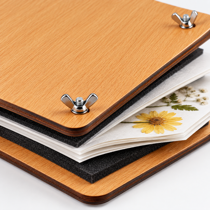 🌿 Flower Press | Wooden Craft Studio | Creators Botanical Keepsakes