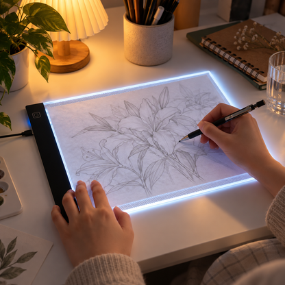 🎨 LED Light Pad | Acrylic Desk | Artists Bright Tracing