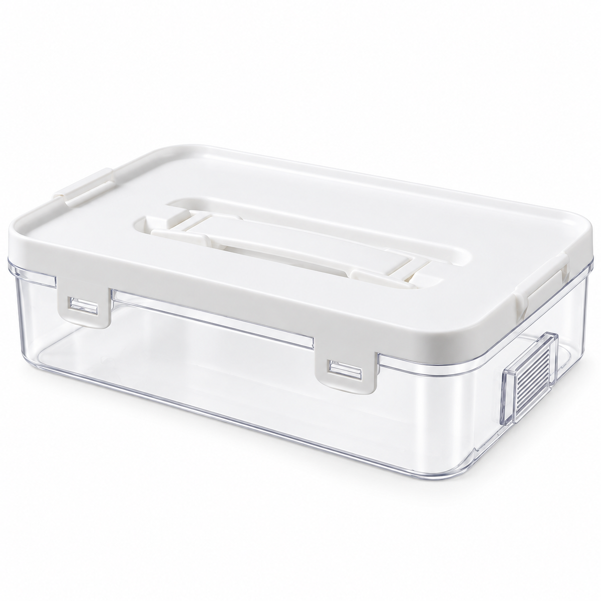 📦 Portable Organizer | Clear Plastic Desktop | Students Stackable Storage
