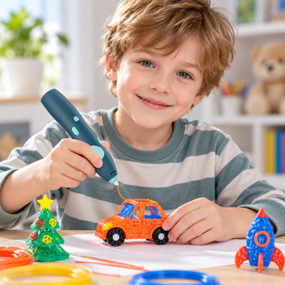 🪄 3D Pen | Plastic Art Desk | Kids Creative Sculpting