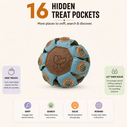 Dogtopus 16 hidden treat pockets