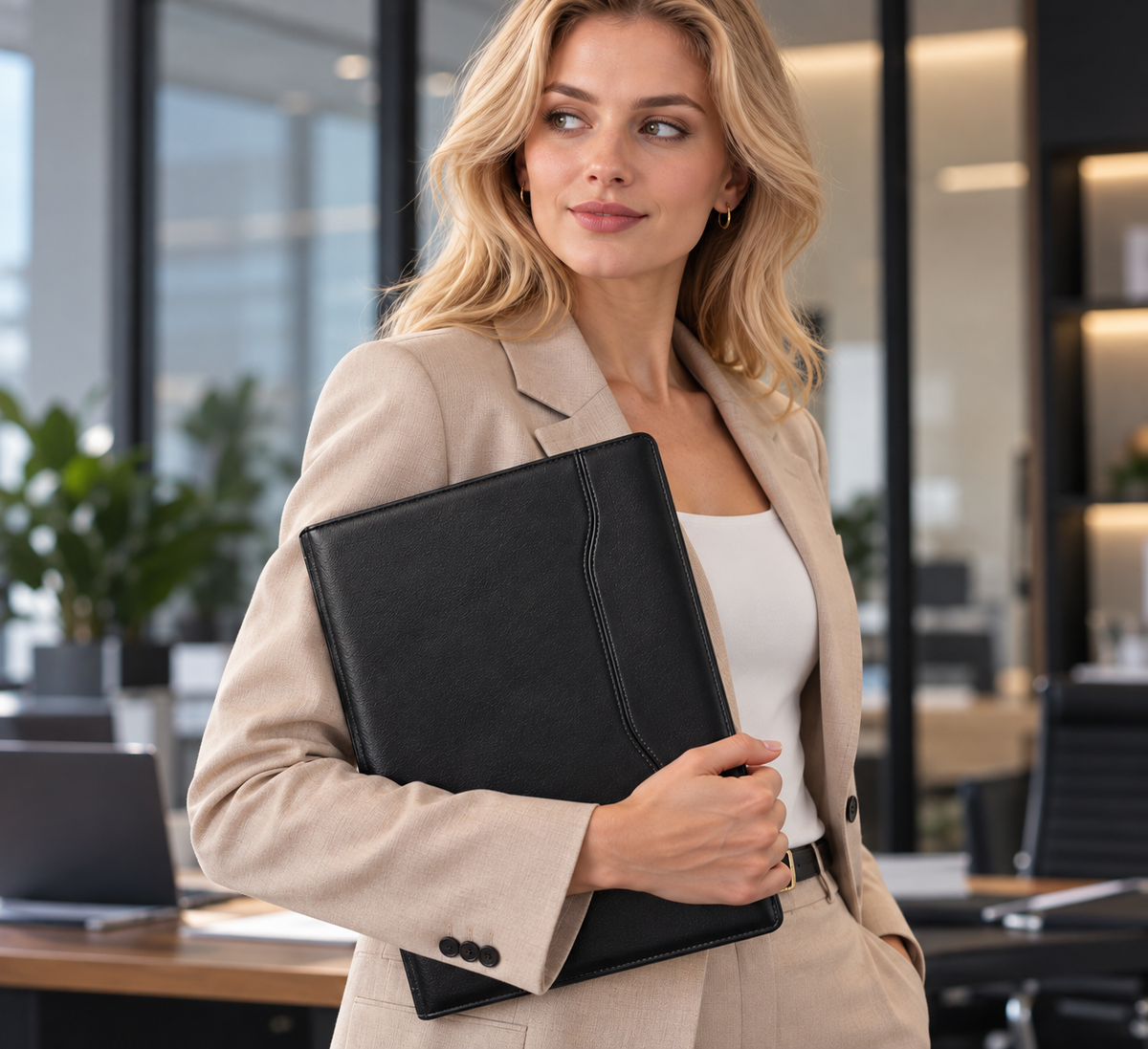 💼 Business Portfolio | PU Leather Office | Executives Organized Professional