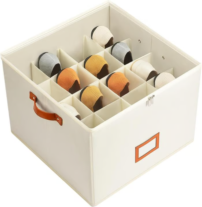 ⏰🔥 LIMITED TIME 49% OFF! 👟 Foldable Fabric Shoe Organizer – Dustproof & Breathable