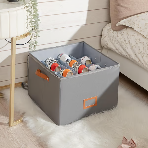 ⏰🔥 LIMITED TIME 49% OFF! 👟 Foldable Fabric Shoe Organizer – Dustproof & Breathable