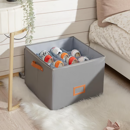 ⏰🔥 LIMITED TIME 49% OFF! 👟 Foldable Fabric Shoe Organizer – Dustproof & Breathable