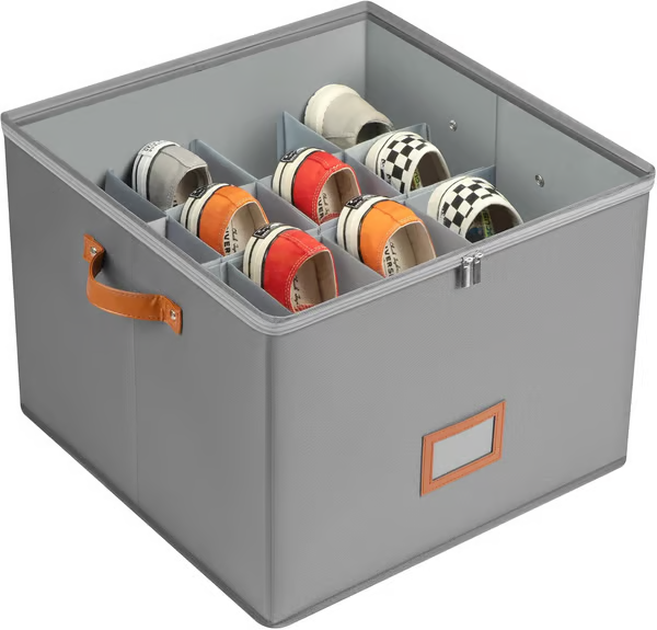 ⏰🔥 LIMITED TIME 49% OFF! 👟 Foldable Fabric Shoe Organizer – Dustproof & Breathable